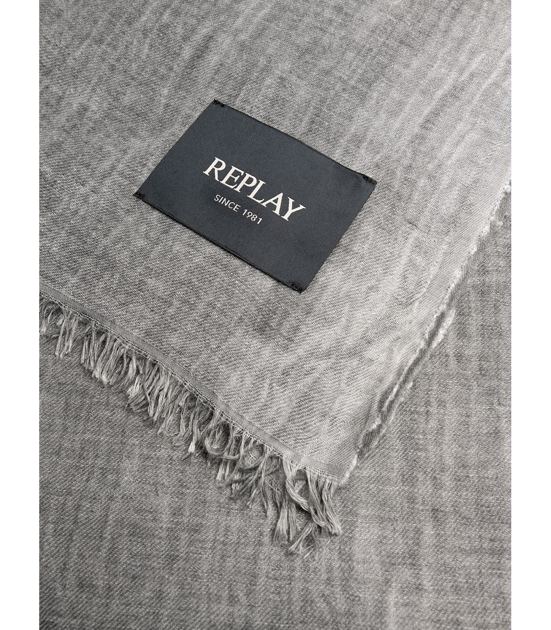 ウールブレンド フェードストール 詳細画像 ウォッシュブラック 3